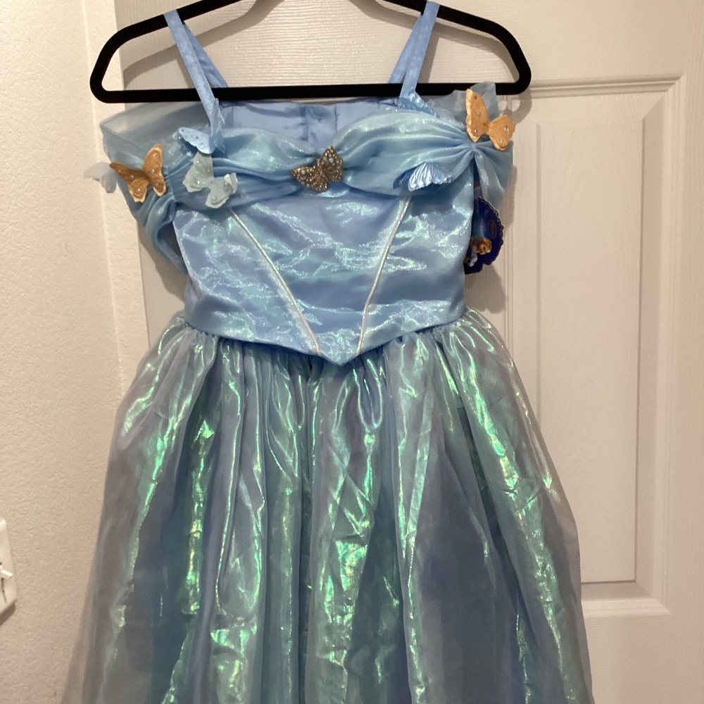 SOLD! NWT Disney Store Cinderella Blue Dress Size 7-8